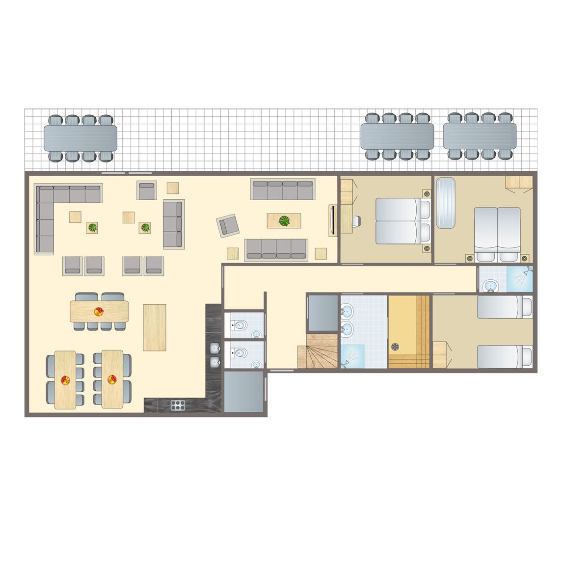 Unterkunft 394917 - Bungalow Zuid Limburg - Hoog Vaals | 24-persoons bungalow | 24L