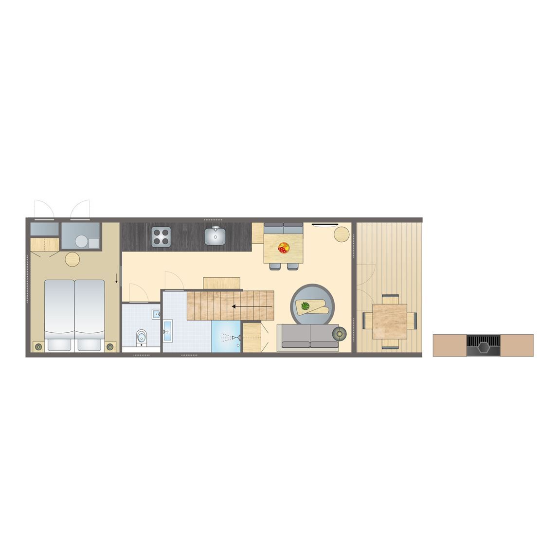 Guest house 400459 - Bungalow De Peel - 4-persoonslodge | 4B6