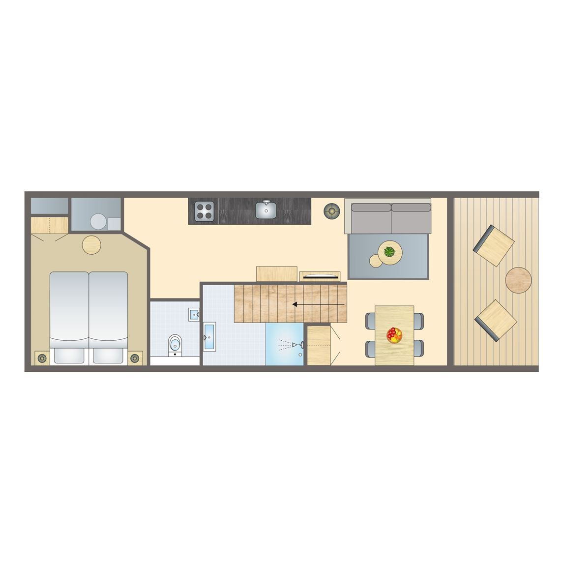 Unterkunft 400463 - Bungalow De Peel - 4-persoonslodge | 4B3