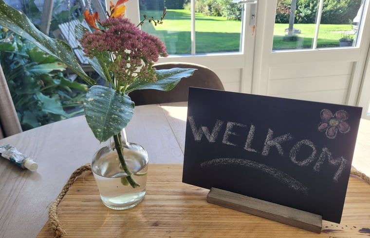 Attractive bedroom in Cottage in Zeeland with comfortable double bed, located in De Peel, North Brabant.