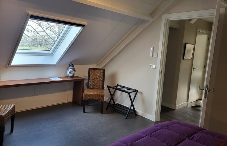 Vast green garden at Cottage in Zeeland, ideal for a relaxing vacation in De Peel, North Brabant.