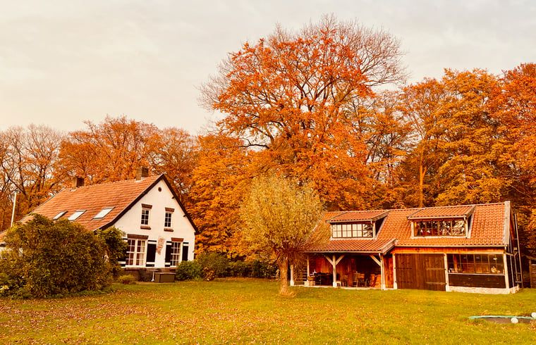 Herfstkleuren bij Vakantiehuis in De Rips, Noord Brabant, in schilderachtige omgeving.