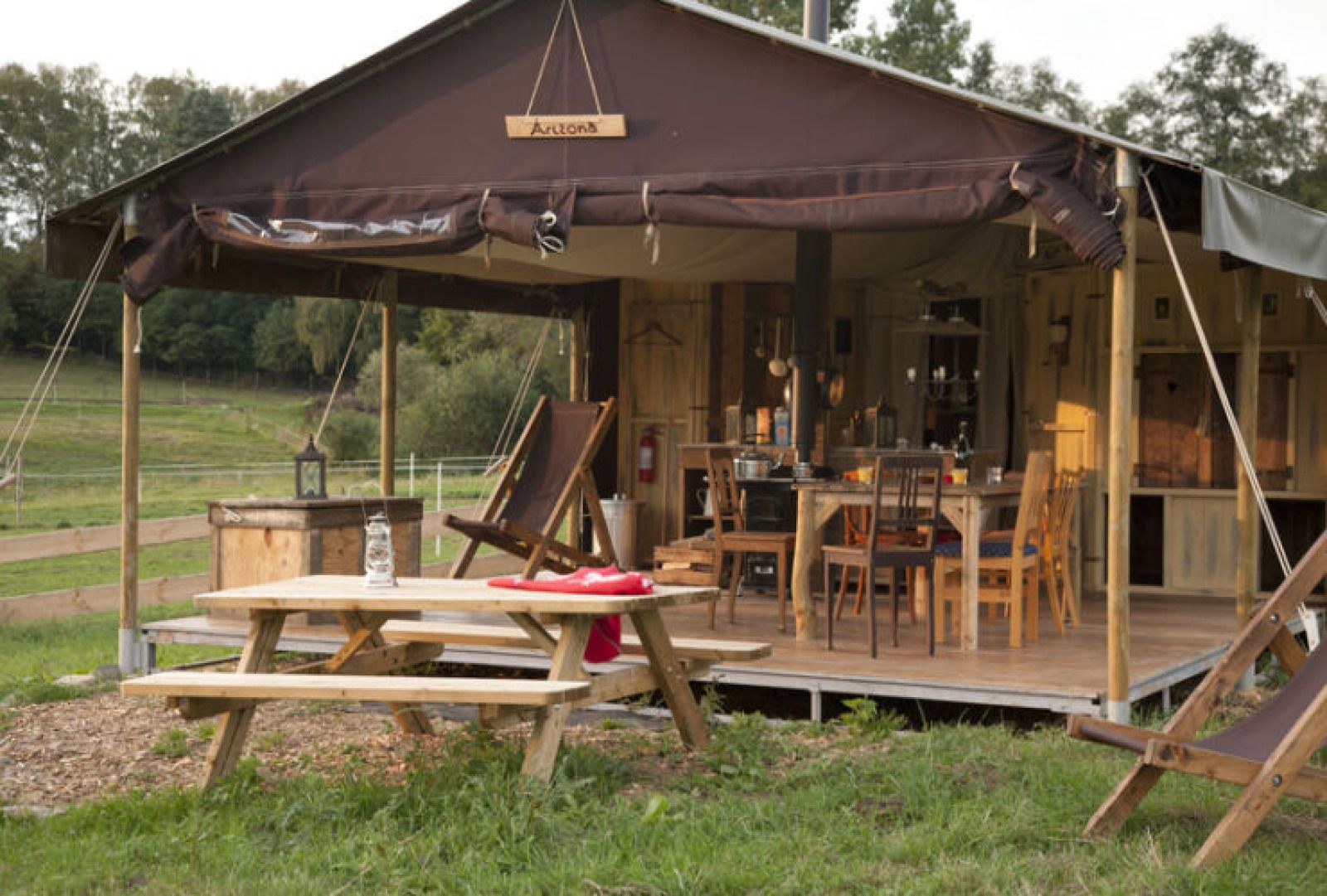 Unterkunft 410212 - Zelthaus Kempen - Tenthuisje met warme privédouche naast de tent met Hottub