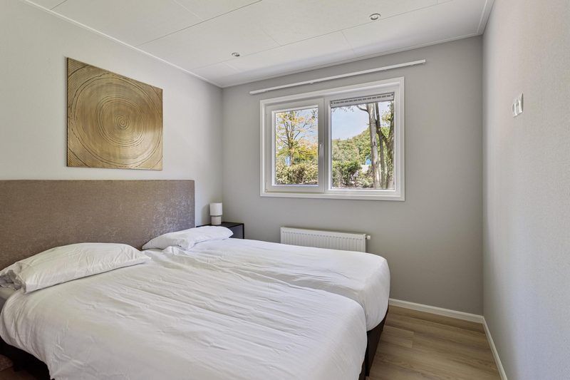 Comfortabele slaapkamer in Heidehoeve 4 personen vakantiehuis, Lage Mierde, Kempen, Noord Brabant.