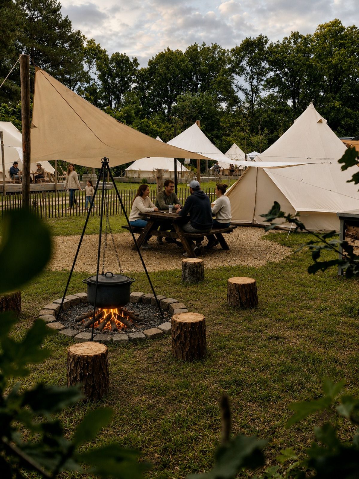 Verblijf 410522 - Tenthuis Kempen - Basecamp Bell tent