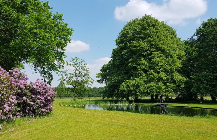 Schoener Teich und Natur im Cottage in Baarle-Nassau, Ferienunterkunft in Kempen.