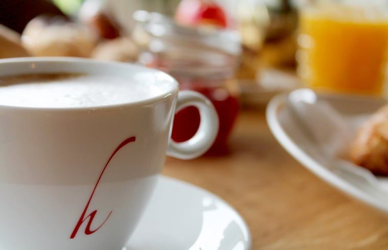 Geniessen Sie eine Tasse Kaffee im Huisje in Baarle-Nassau, einem Ferienhaus im ruhigen Baarle-Nassau.