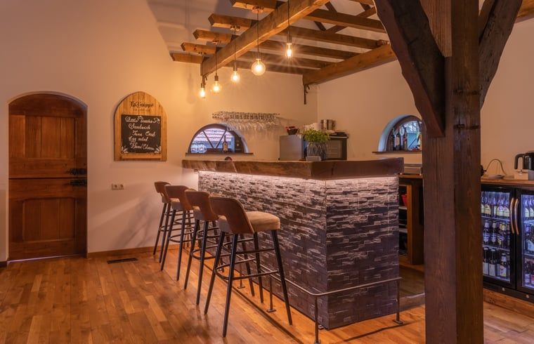 Authentische Bar im Ferienhaus in Baarle-Nassau, Ferienhaus im rustikalen Kempen.