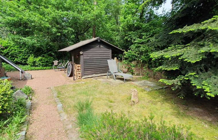 Rustieke schuur in de tuin van Vakantiehuisje in Eersel, Kempen.