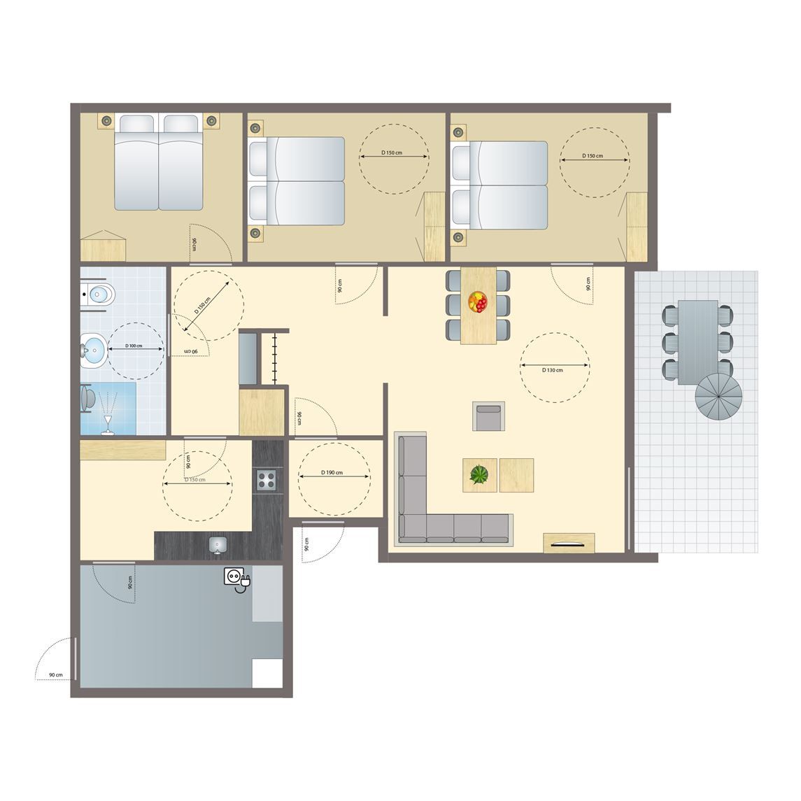 Unterkunft 413150 - Bungalow Kempen - Het Vennenbos | 6-persoons bungalow - Extra toegankelijk | 6