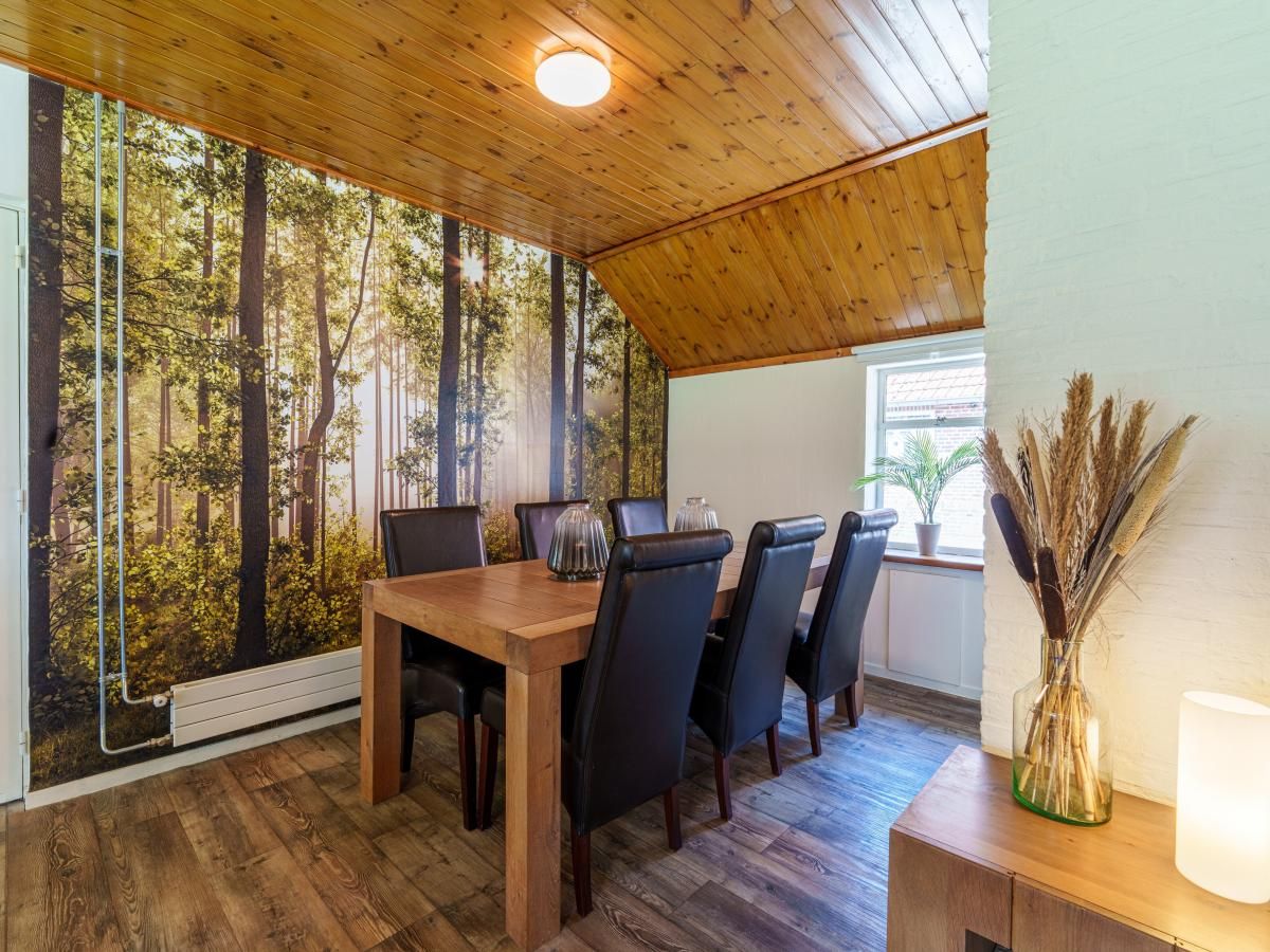 Gemuetliche Essecke in Achter de Vijf Linden, Ferienhaus in Knegsel, Kempen.