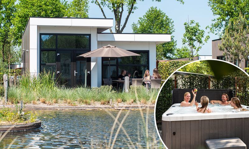 Z Module 6 personen Wellness in Cromvoirt met terras aan het water, ideaal voor ontspanning in Hart van Brabant, Noord Brabant.