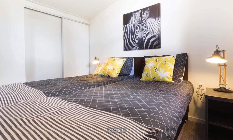 Gemuetliches Schlafzimmer im Rialto 6 Personen Ferienhaus, Cromvoirt, Herz von Brabant.