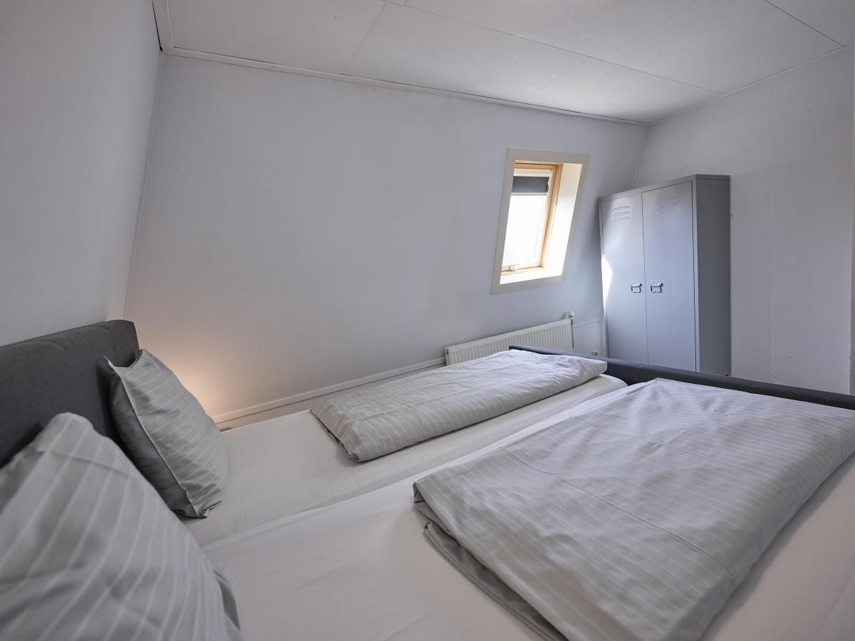 Knusse slaapkamer in 't Kaatsheuveltje 1 vakantiehuis in Kaatsheuvel, Hart van Brabant, Noord Brabant met comfortabel bed