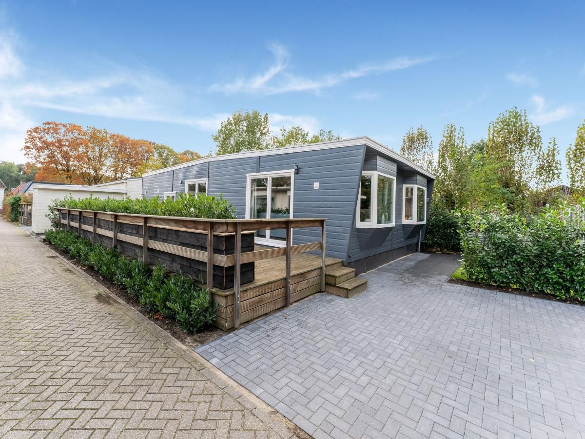 Modernes Ferienhaus t Kaatsheuveltje 6 mit Veranda in Kaatsheuvel, Hart van Brabant, Nordbrabant.