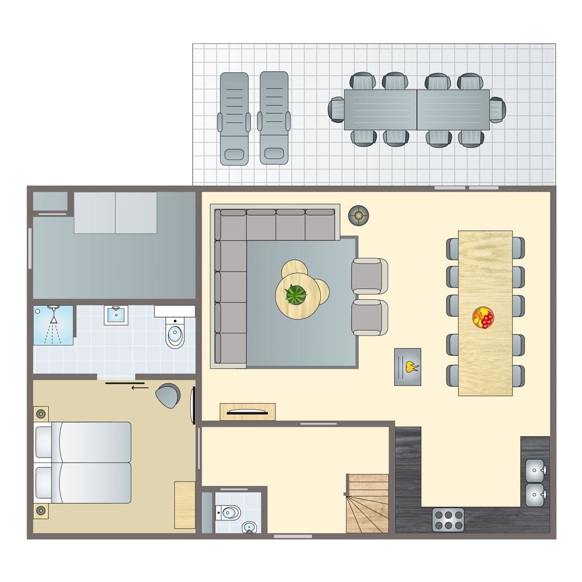 Guest house 4225137 - Bungalow Hart van Brabant - Kaatsheuvel | 10-persoons vakantiehuis | 10L