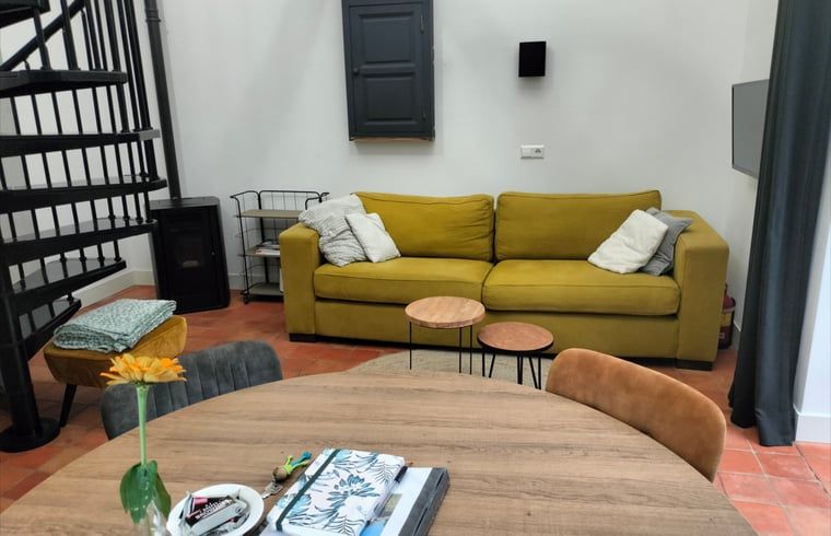 Comfortable living room in Cottage in Kaatsheuvel, vacation home in Kaatsheuvel, North Brabant.