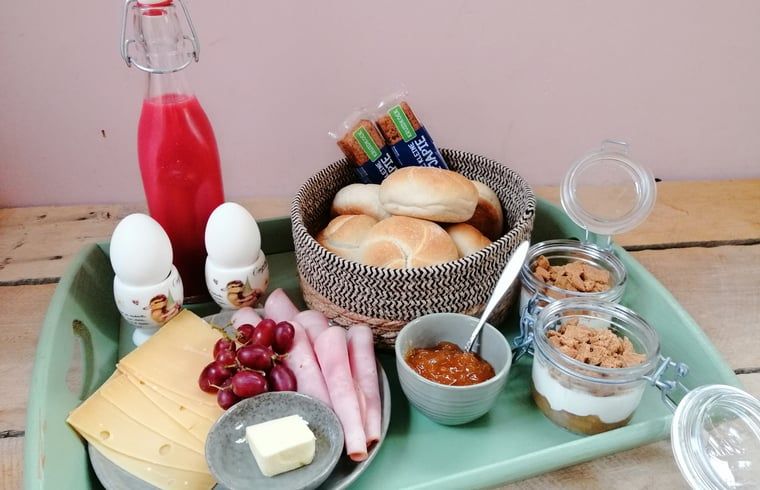 Breakfast with local products at Huisje in Kaatsheuvel, vacation home in Kaatsheuvel.