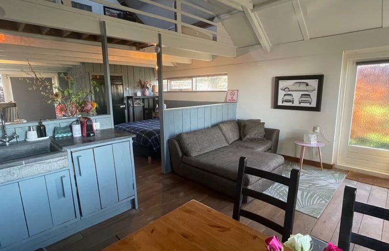 Open layout of Cottage in Hank, vacation home in Hart van Brabant, North Brabant, with lots of light.