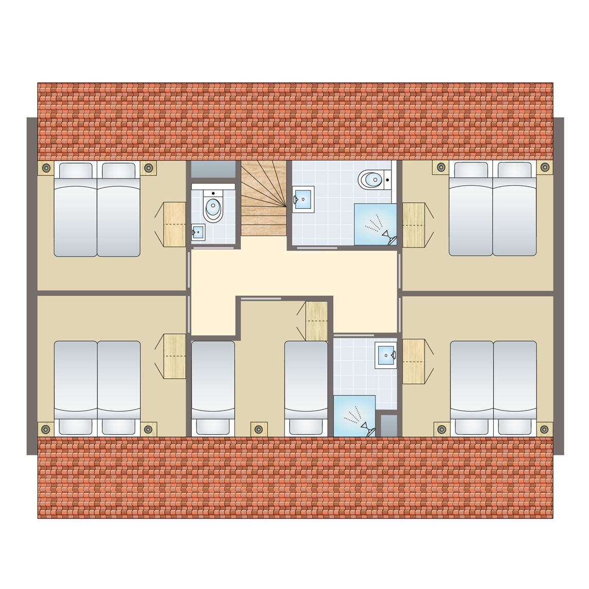 Unterkunft 430543 - Bungalow Noordoost Brabant - De Vers | 12-persoons bungalow | 12C