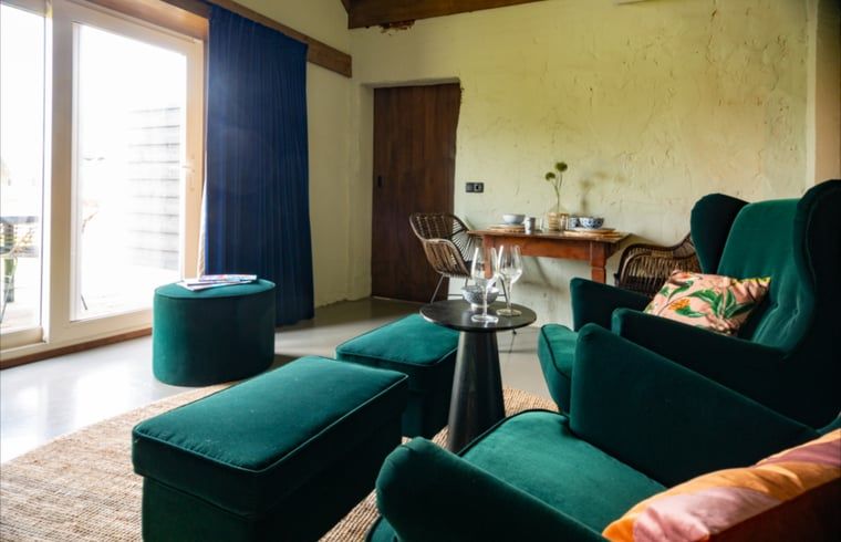 Comfortabele zithoek in Huisje in Volkel, vakantiehuis in Volkel, Noord Brabant.