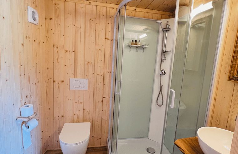Wooden staircase and wall decoration in Holiday home in Ledeacker, Northeast Brabant.
