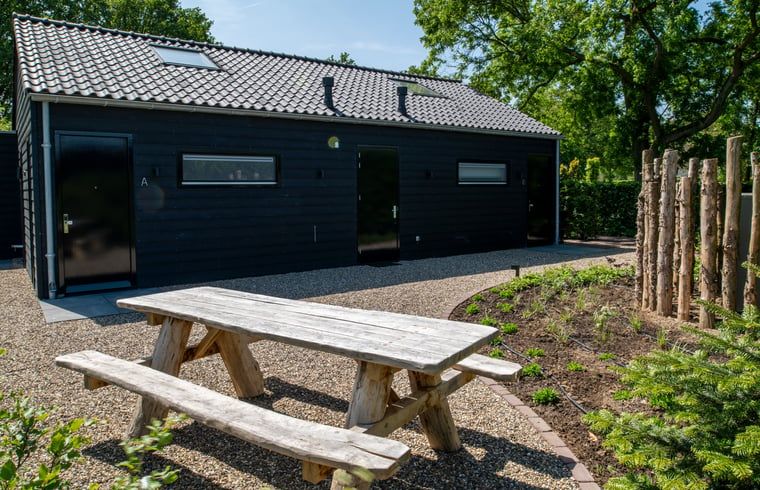 Picnic table at Holiday home in Sint Agatha, North Brabant for outdoor meals.