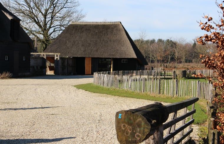 Ingang van het vakantiehuisje in Breda met landelijke sfeer, West Brabant, Noord Brabant.