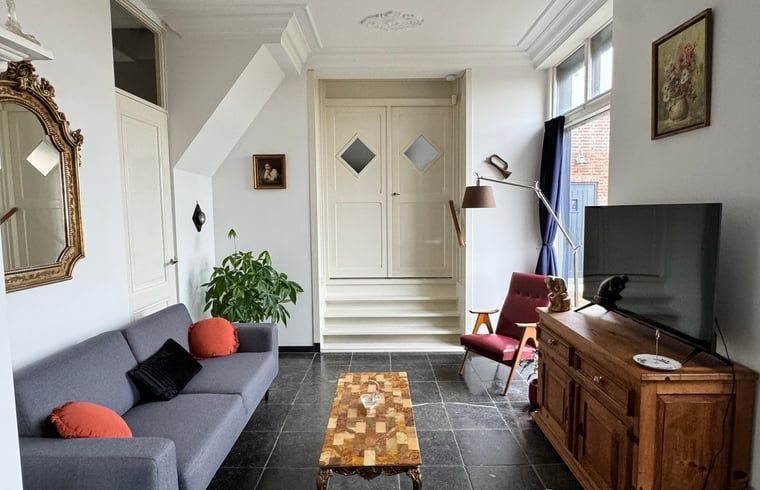 Knusse zithoek in Vakantiehuisje in Ossendrecht, West Brabant.