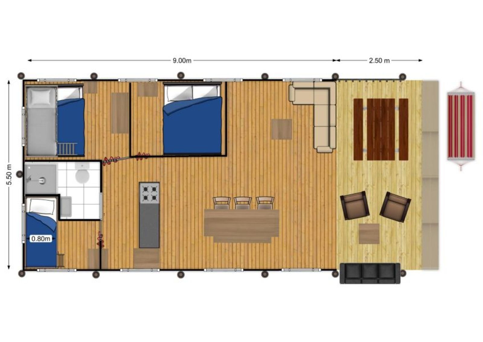 Unterkunft 440922 - Zelthaus West Brabant - De Lodge