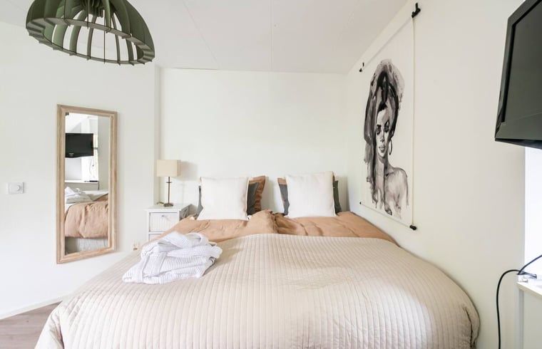 Moderne leeshoek in vakantiehuis in Roosendaal, Noord Brabant.