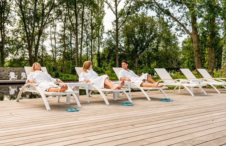 Terrace with deck chairs at Cottage in Oosterhout, vacation home in Oosterhout, West Brabant, North Brabant.