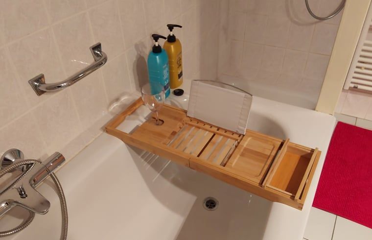 Gaestezimmer von Huisje in Sprundel, einem Ferienhaus in Westbrabant mit gemuetlicher Atmosphaere.