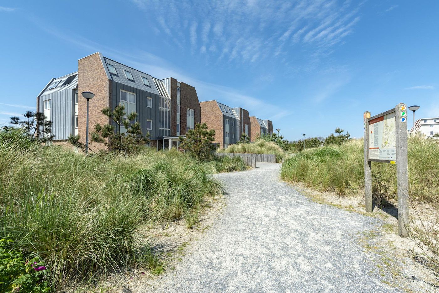 Schoene Duenen bei der Duinerei A202 Groote Keeten, Ferienhaus an der Nordseekueste in Callantsoog, Nordholland.