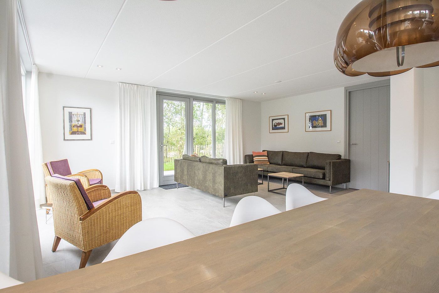 Geraeumige Sitzecke im Sandepark 171 Groote Keeten, Ferienhaus in Callantsoog, ideal fuer Familienaufenthalte an der Nordseekueste, Nordholland.