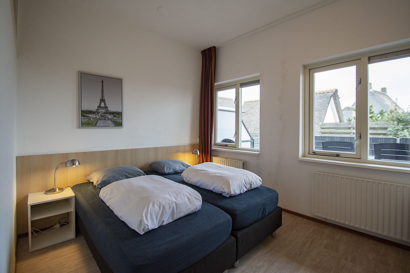 Zweites Schlafzimmer in Wijde Blick 103 Callantsoog, Ferienhaus an der Nordseekueste, Nordholland.