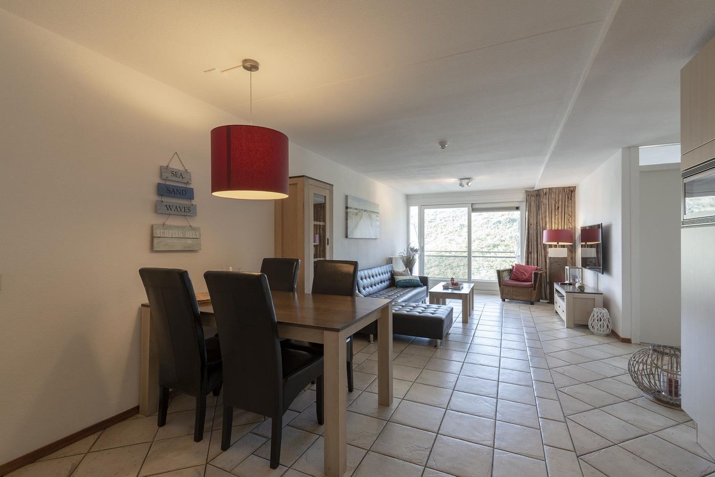 Esszimmer im Ferienhaus Wijde Blick 211 Callantsoog, Nordseekueste, Nordholland.