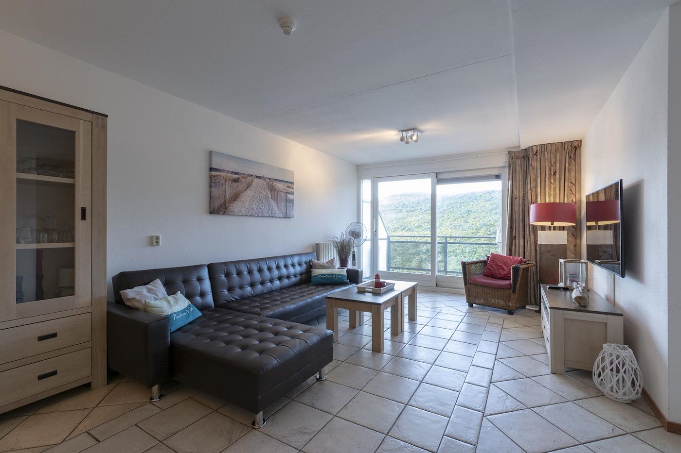 Komfortable Sitzecke im Ferienhaus Wijde Blick 211 Callantsoog, Nordseekueste, Nordholland.