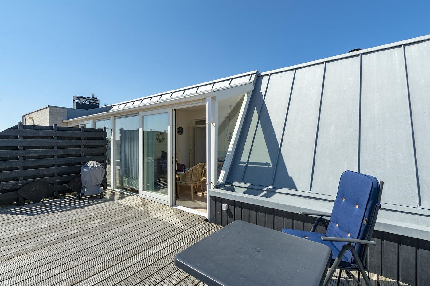 Private terrace of Dorpsplein 23E Callantsoog vacation home, ideal for relaxation, North Holland.