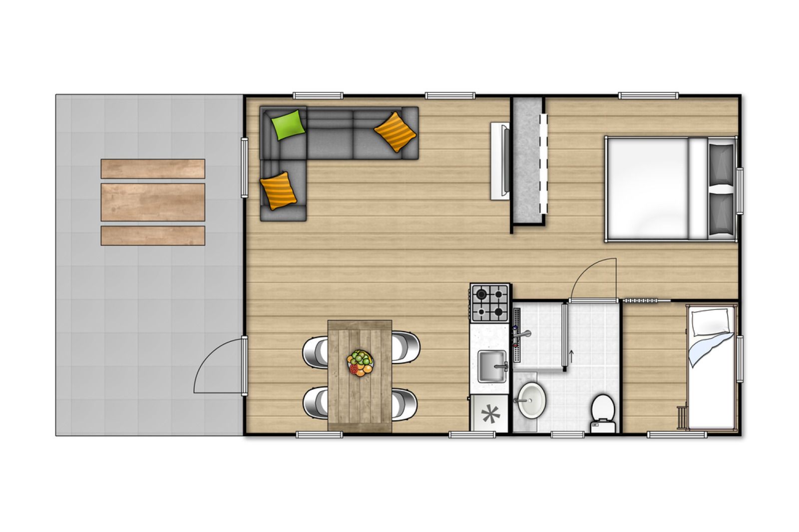 Guest house 4504559 - Tent house Noordzeekust - «Safaritent» 4