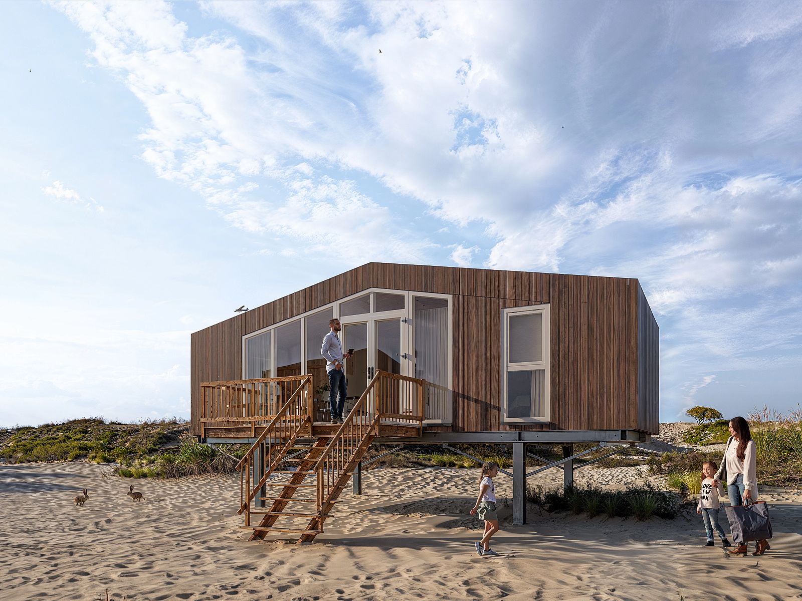 Unterkunft 450723 - Bungalow Noordzeekust - 4-persoons Beach House | 4SH1