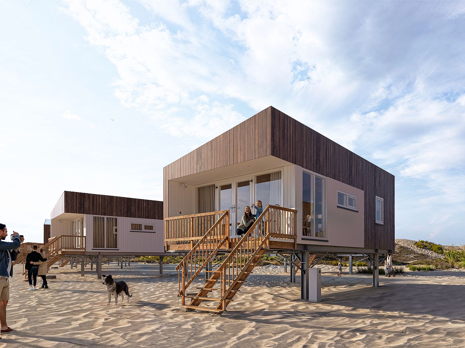 Unterkunft 450726 - Bungalow Noordzeekust - 4-persoons honden Beach House | 4SHD