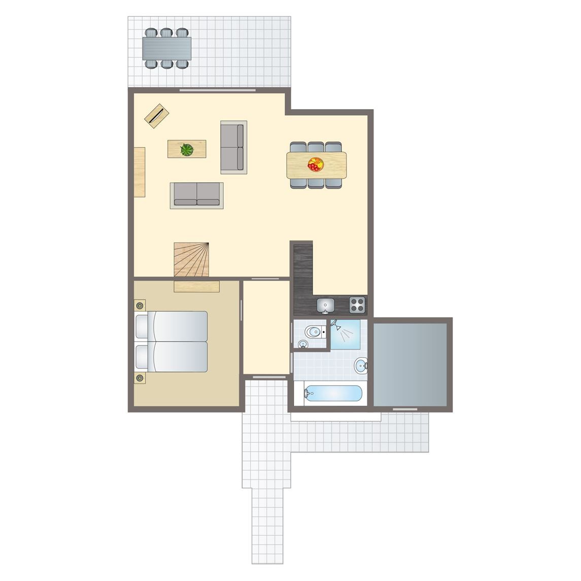 Verblijf 454077 - Bungalow Noordzeekust - Beach Resort Ooghduyne | 6-persoons villa | 6D2