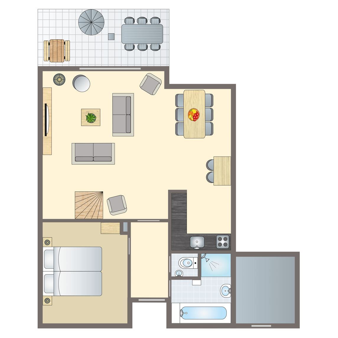 Verblijf 454080 - Bungalow Noordzeekust - Beach Resort Ooghduyne | 6-persoons kindervilla | 6LK