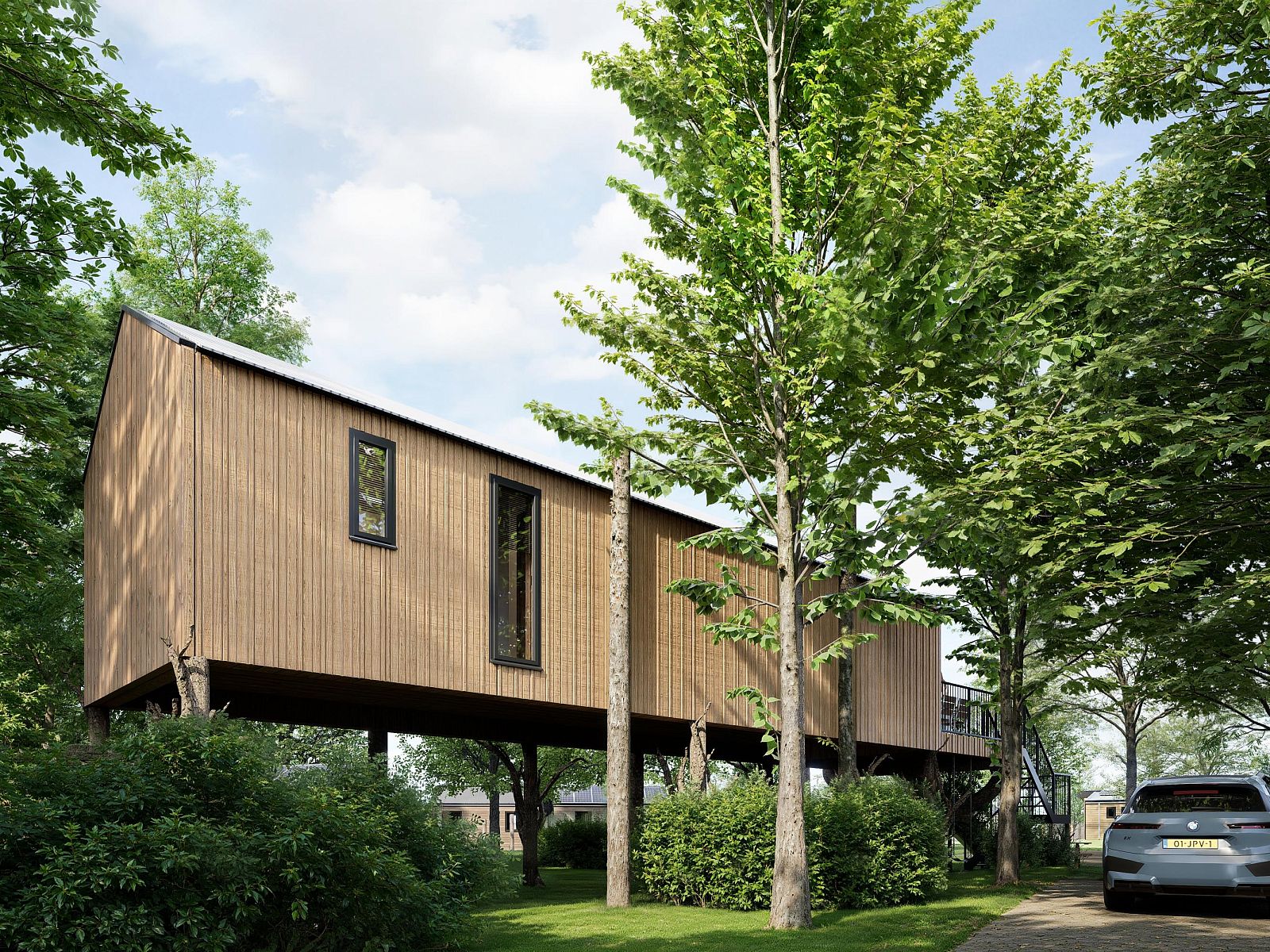 Freistehendes Haus in Enkhuizen, an der Kste des IJsselmeers in Nordholland gelegen, umgeben von grner Natur und einer ruhigen Umgebung.