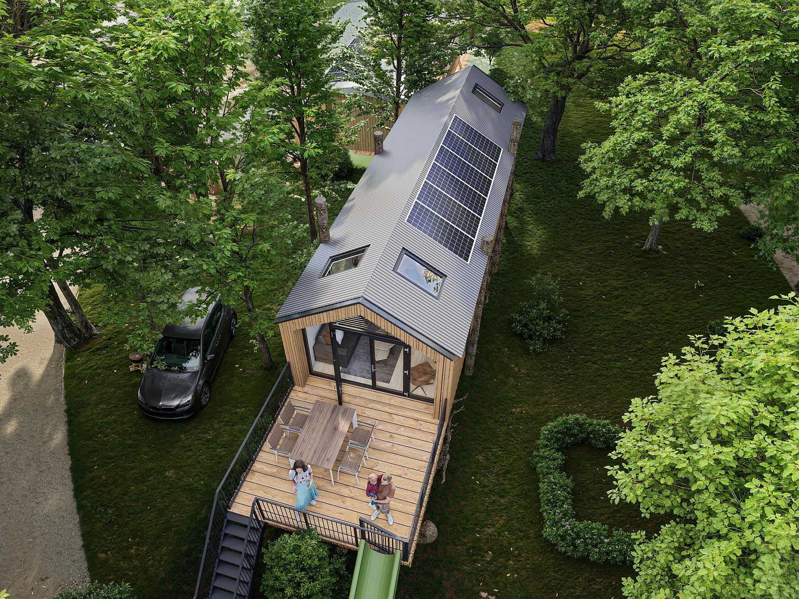 Freistehendes Haus in Enkhuizen, Ferienhaus mit Terrasse und grner Umgebung, ideal gelegen an der Kste des IJsselmeers in Nordholland.