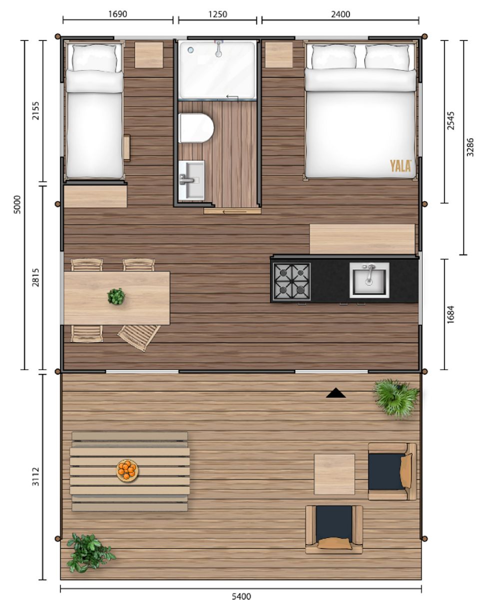 Verblijf 461627 - Tenthuis IJsselmeerkust - De Bos Tent | 4 Pers