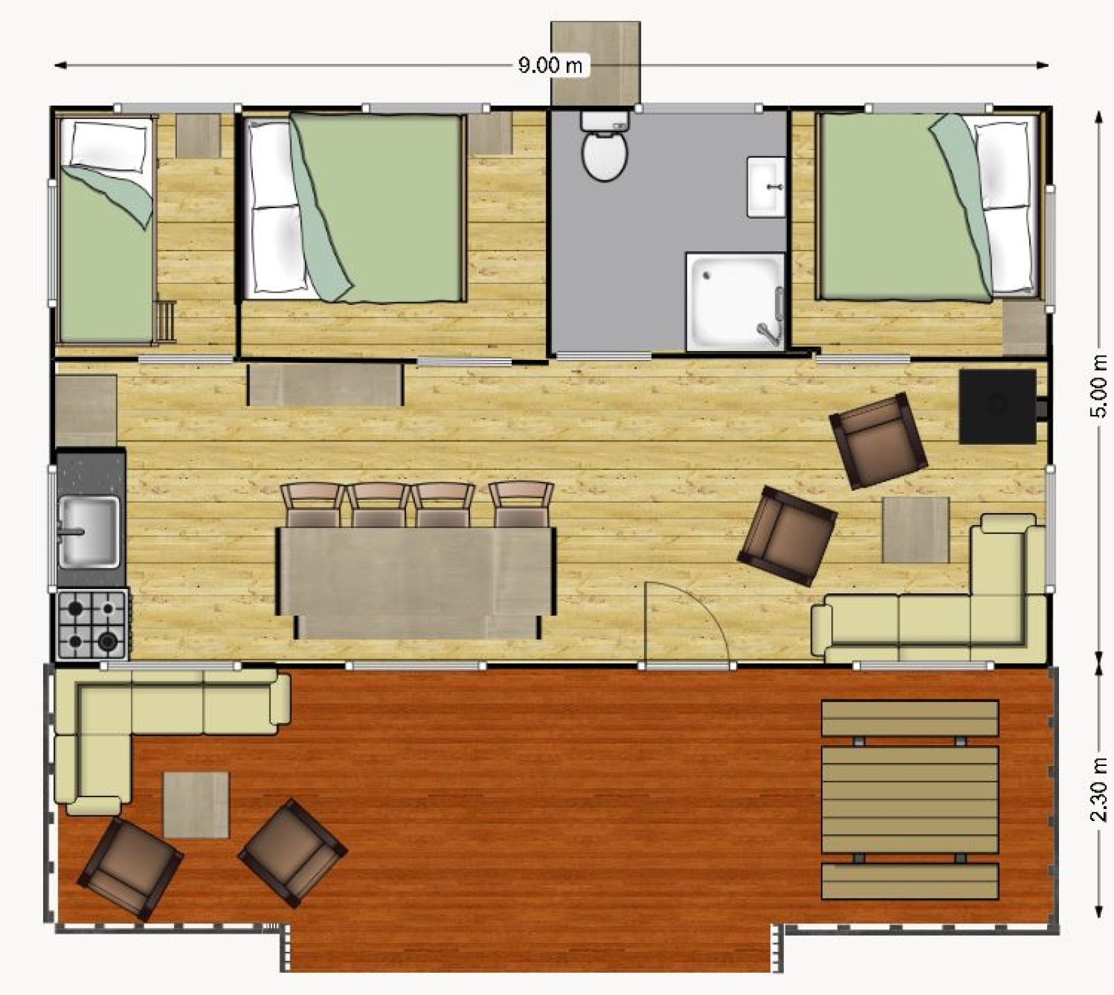 Verblijf 461630 - Tenthuis IJsselmeerkust - De Bosvilla met Kachel