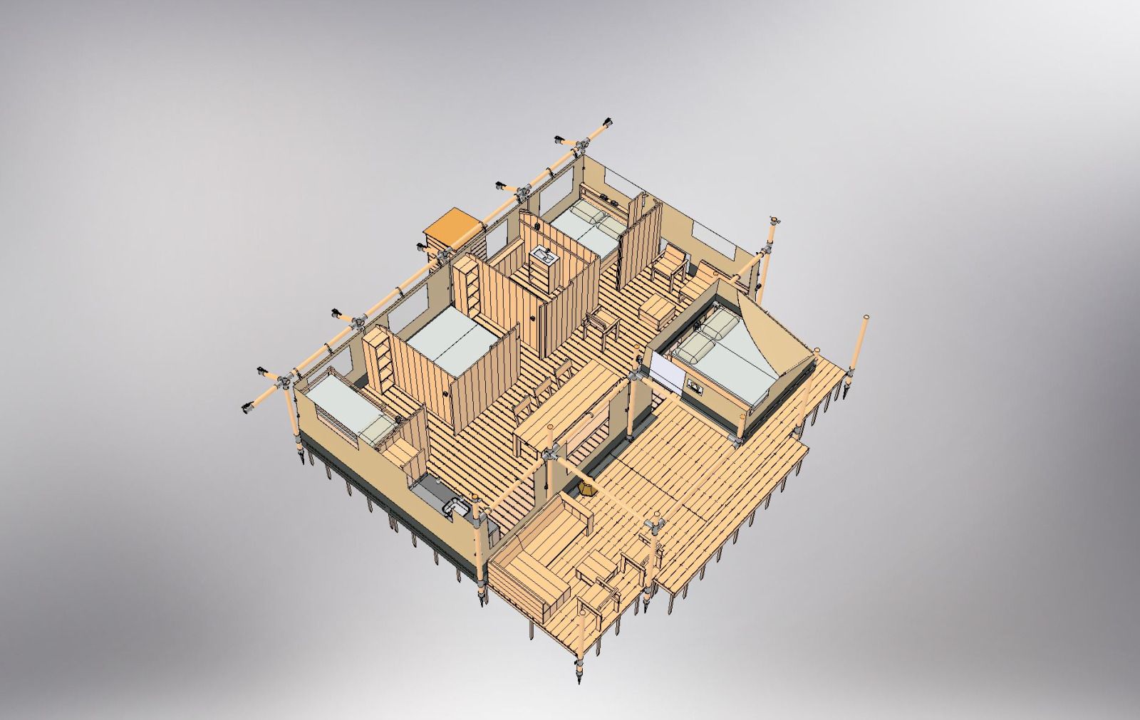 Verblijf 461630 - Tenthuis IJsselmeerkust - De Bosvilla met Kachel