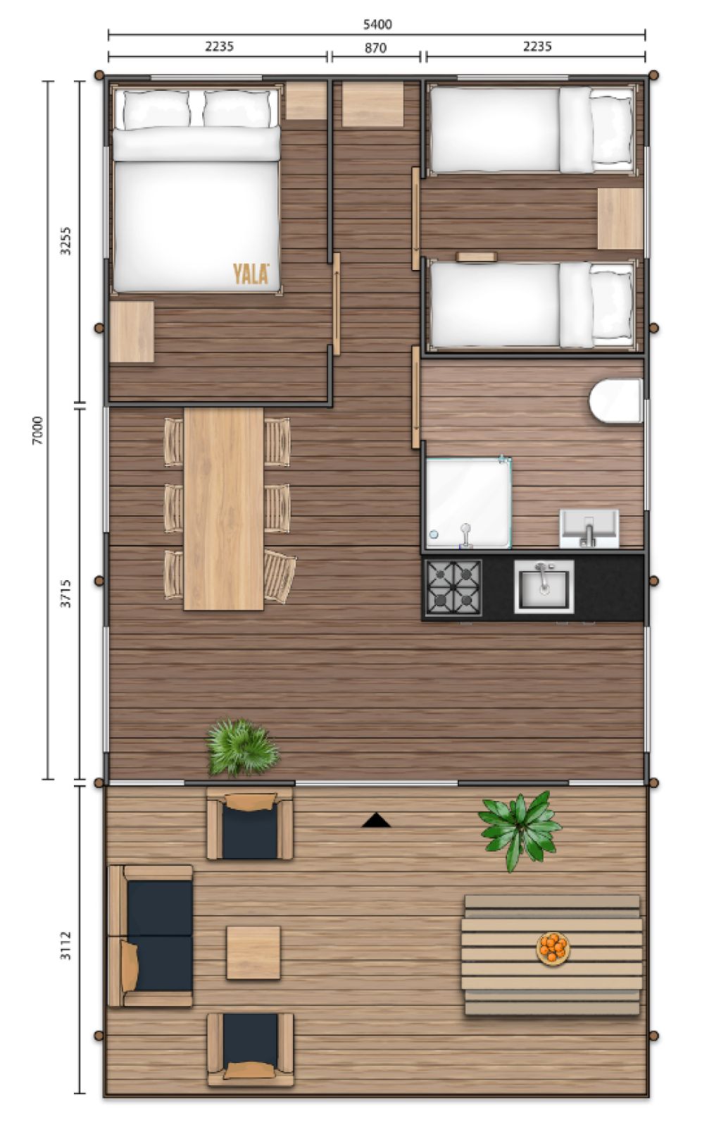 Guest house 461633 - Tent house IJsselmeerkust - De Bos Tent met Kachel